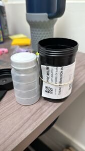 Hydac fluid analysis bottle kit